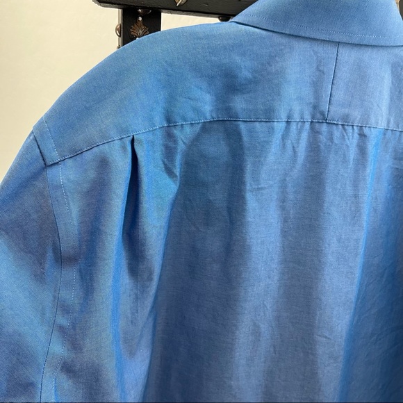 Nordstrom’s Men’s Button Down Dress Shirt Non-Iron Trim Fit - Picture 4 of 7